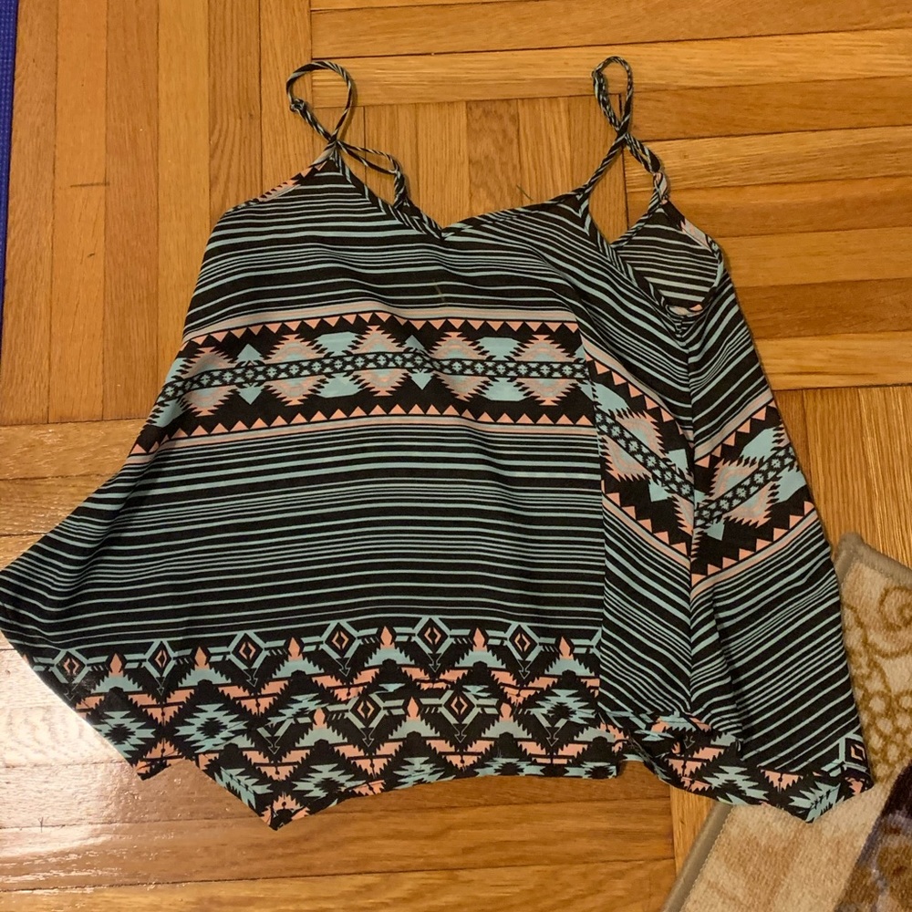 Flowy blue top